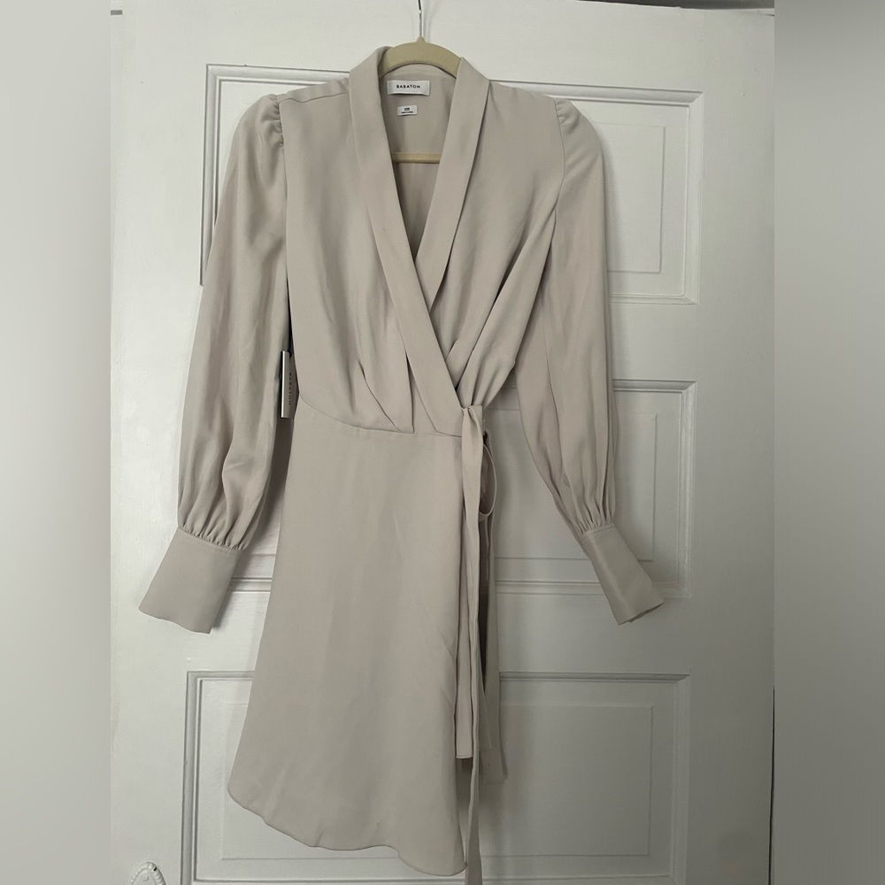 Babaton Aritzia XS wrap dress NWT